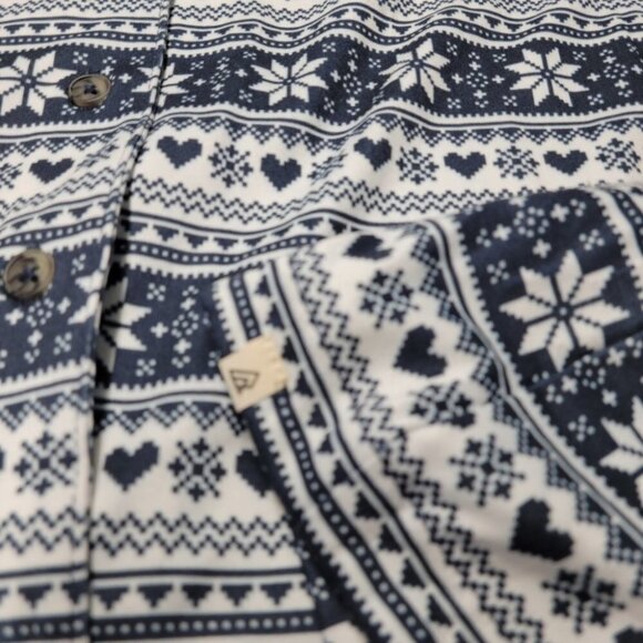 Ripzone Jersey Pajama Button Down Top - Picture 6 of 7